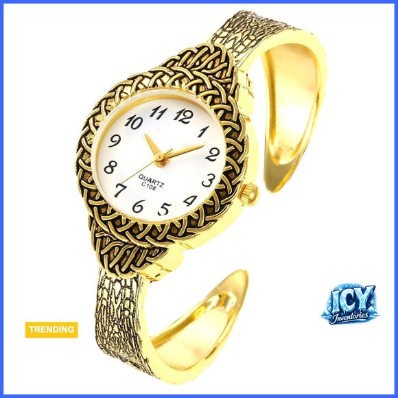 Vintage Bracelet Watch Stainless Steel Quartz Movement Easy Read main image 5
